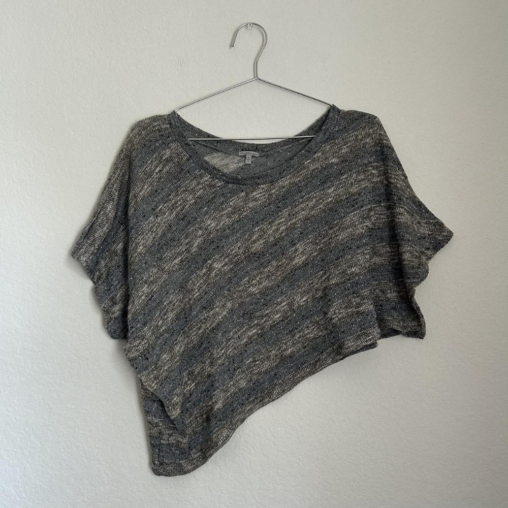 Charlotte Russe Heather Gray Knit Sweater